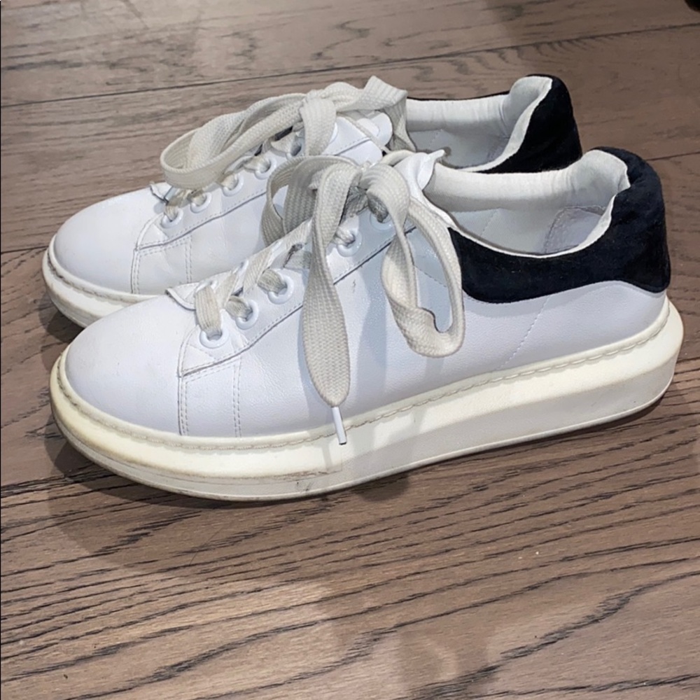 Steven by Steve Madden white Leather sneakers